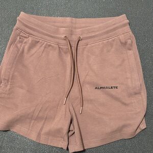 Alphalete Women's Athletic Shorts in Mauve